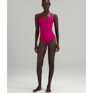 Lululemon Waterside Chevron One-Piece Swimsuit *B/C Cup in Wild Berry